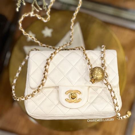 chanel bag with gold ball|chanel small flap bag new.